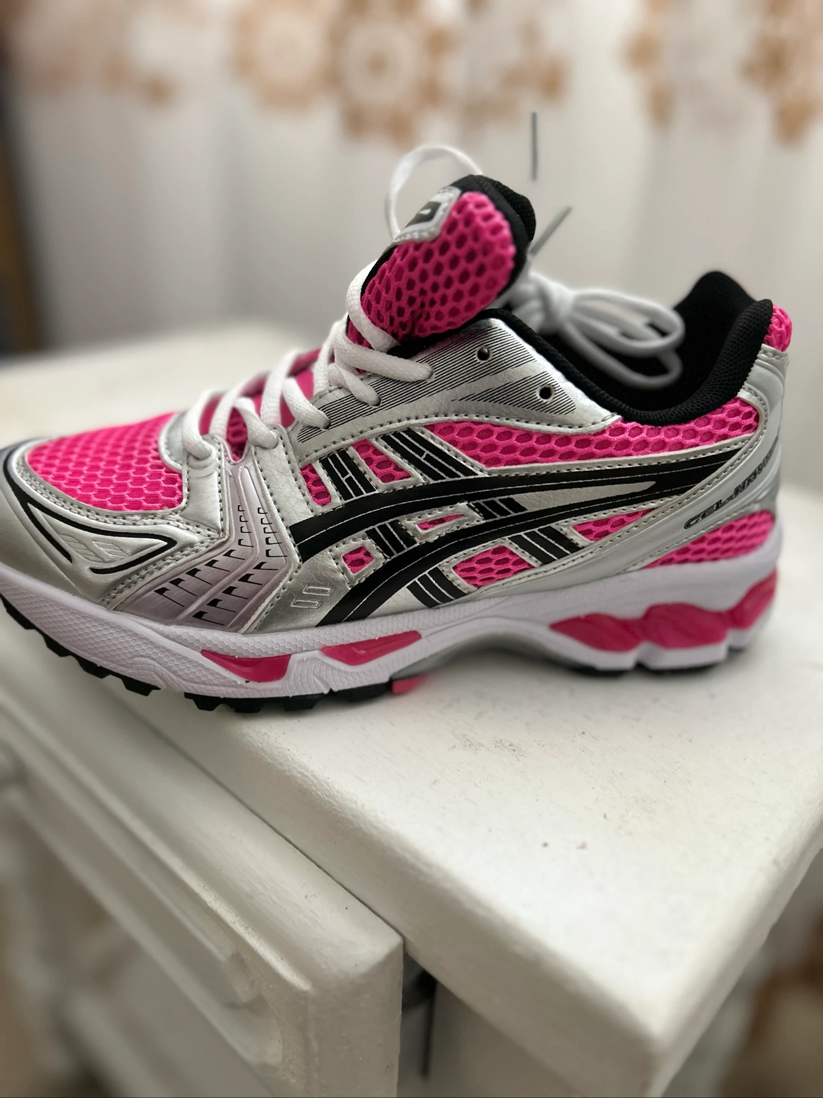 Asics gel kayano 14 rose argenté  – photo 2